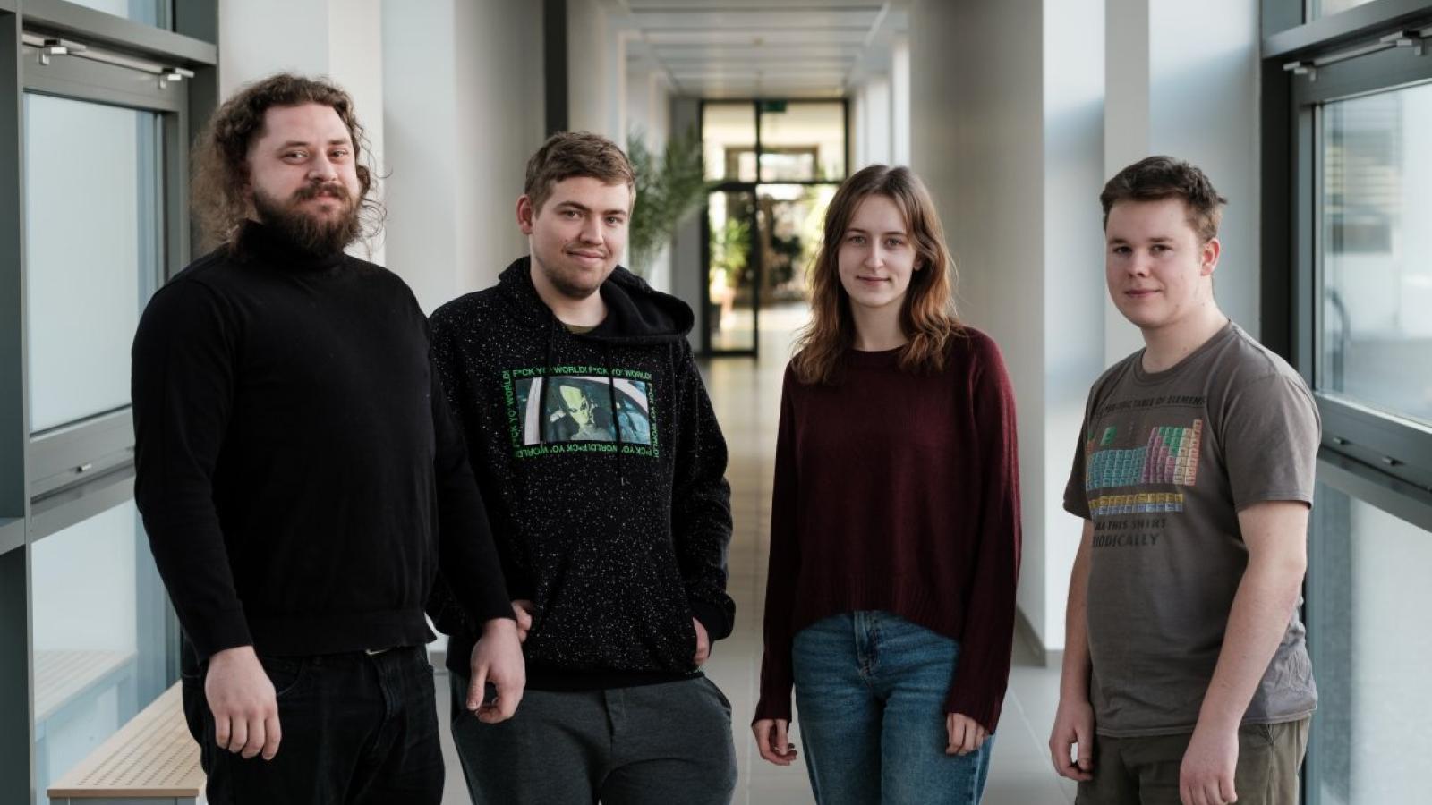 Zespół projektu „Space Beans” Fot. Adrian Wykrota