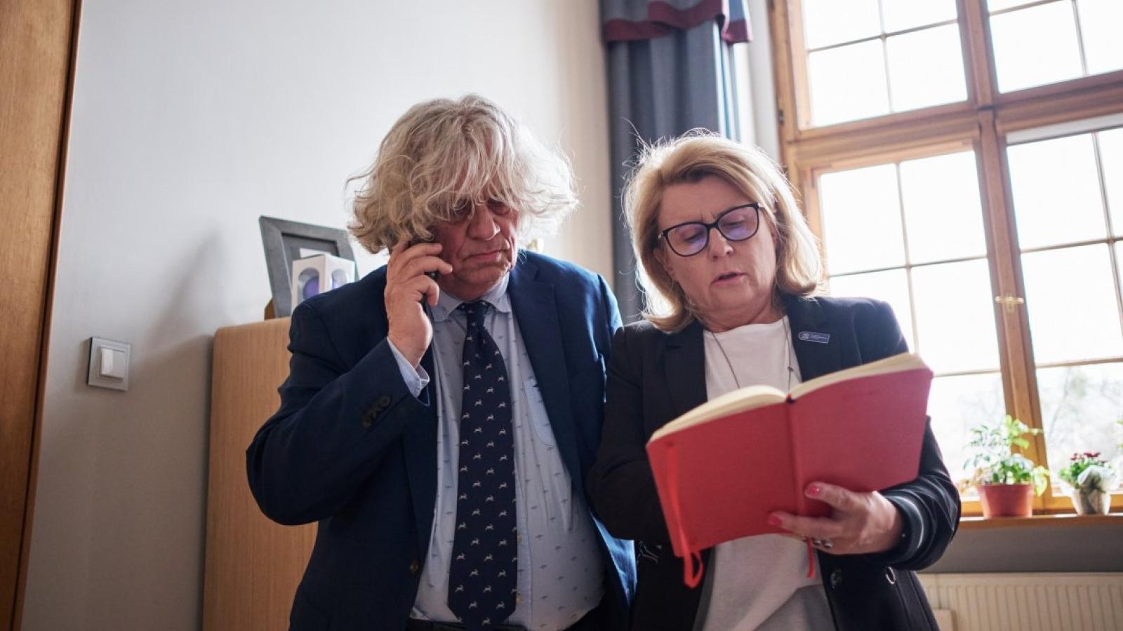 Prof. Zbyszko Melosik i prof. Bogumiła Kaniewska Fot. Władysław Gardasz