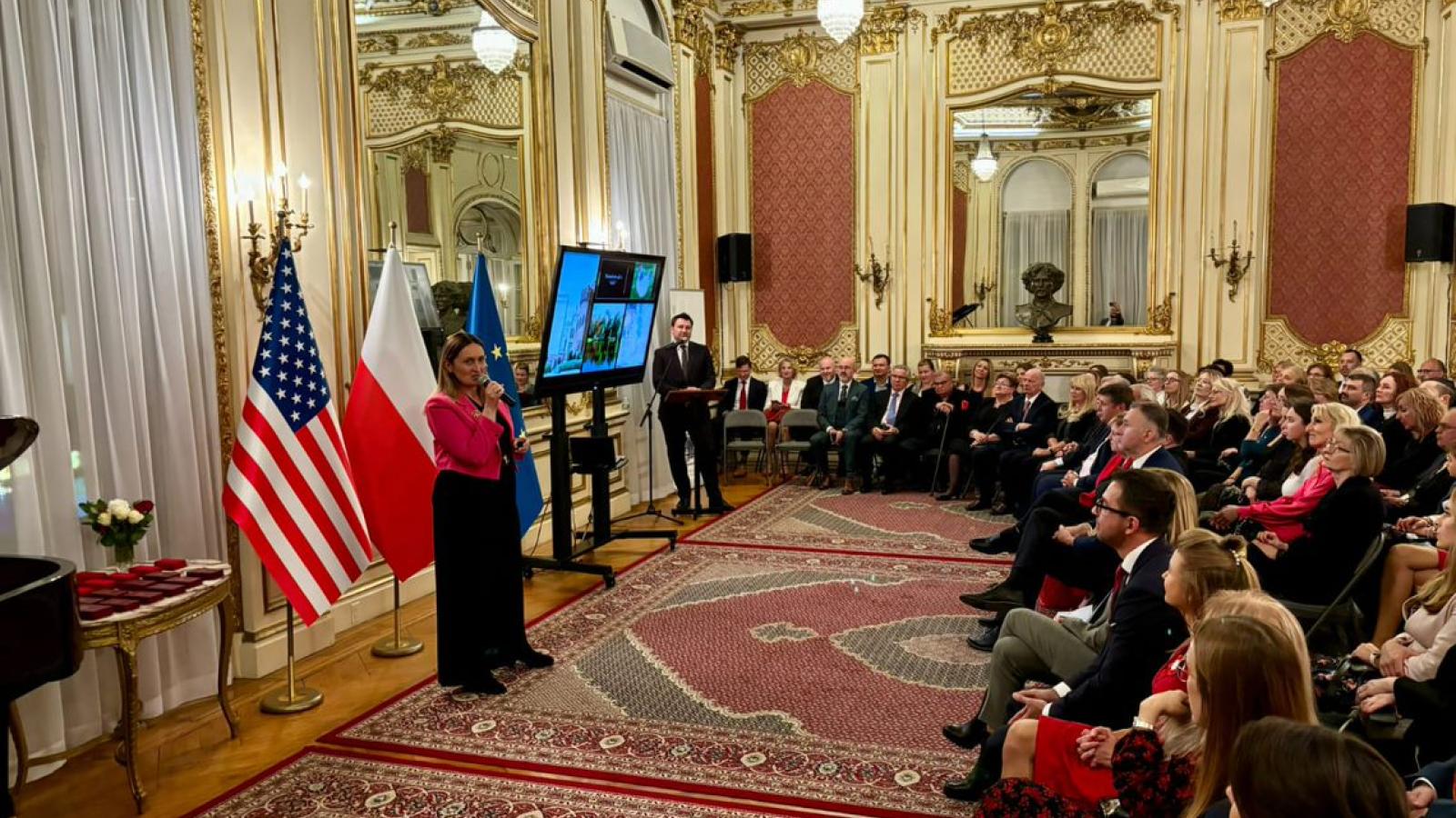 Prof. UAM Magdalena Biniaś-Szkopek na uroczystościach w Konsulacie Generalnym Polski w Nowym Jorku