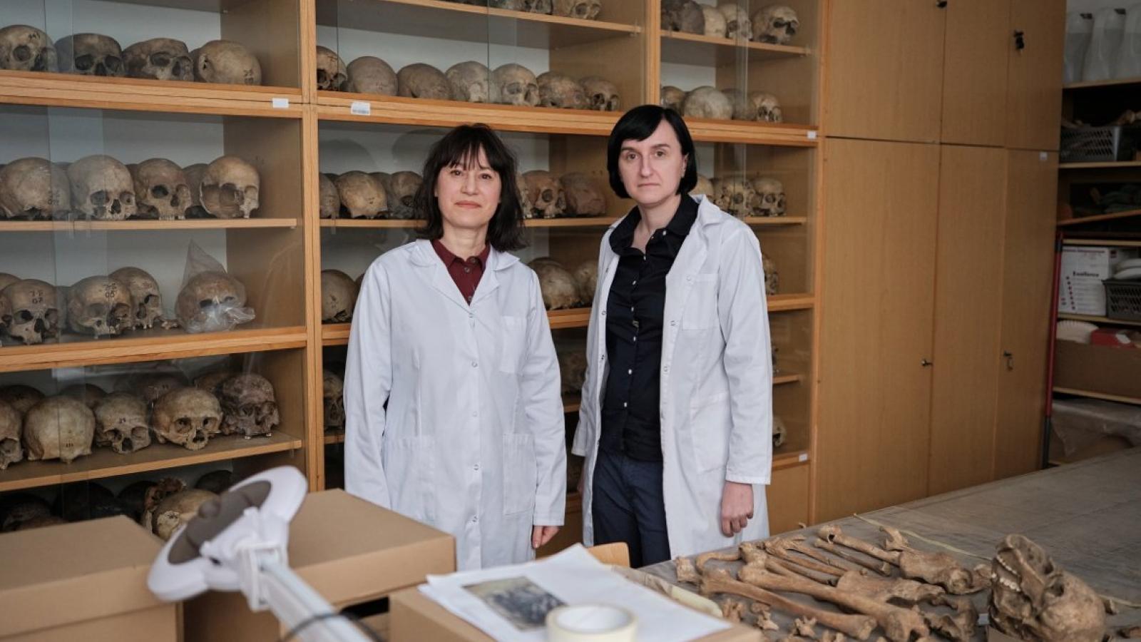 Prof UAM. Marta Krenz-Niedbała i dr Sylwia Łukasik, fot. Władysław Gardasz