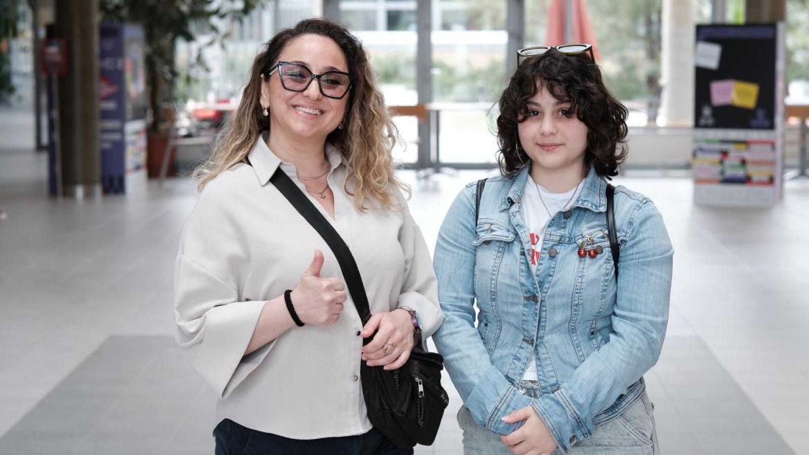 Tuğba Kantarci z Çanakkale Onsekiz Mart University razem córką WNPiD, fot. Władysław Gardasz