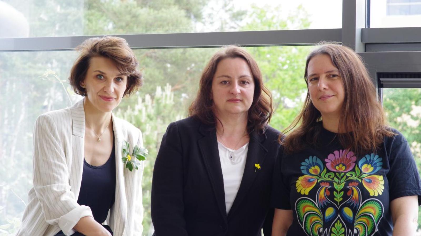 Dr hab. Alicja Warowicka, prof. UAM dr hab. Jagna Chmielowska-Bąk, mgr Katarzyna Jackowska, autorki projektu BLIŻEJ+ 