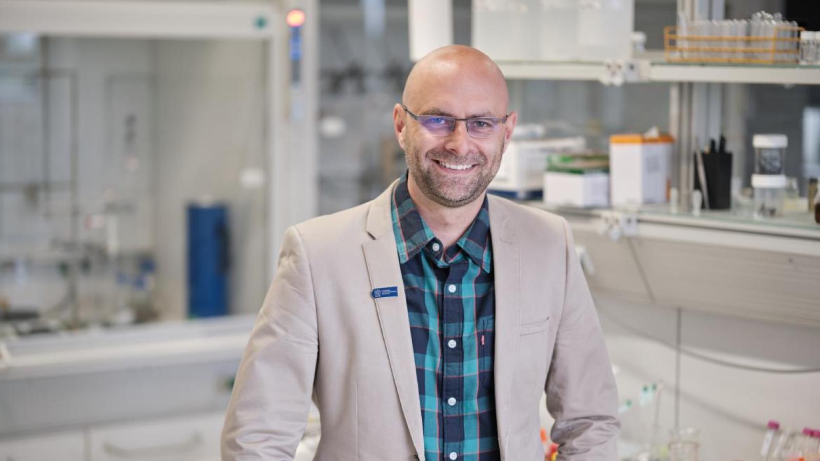 Prof. Artur R. Stefankiewicz, dyrektor Centrum Zaawansowanych Technologii UAM, fot. Władysław Gardasz