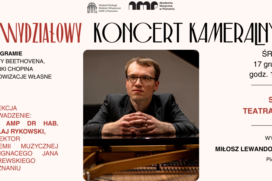 Wydziałowy Koncert Kameralny na WFPiK