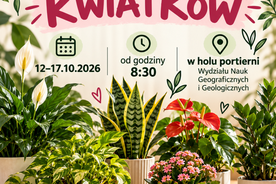 Rozdawanie kwiatków