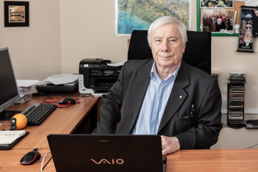 prof. Ryszard Krzyminiewski/ Fot. Łukasz Woźny