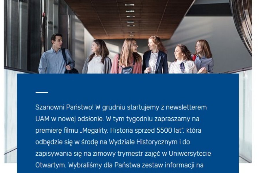 Nowy newsletter UAM