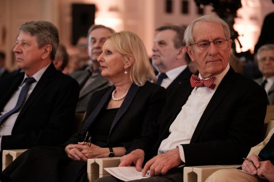 Honorowi goscie konferencji "Uniwersytety w poszukiwaniu doskonałości"  Fot. Adrian Wykrota