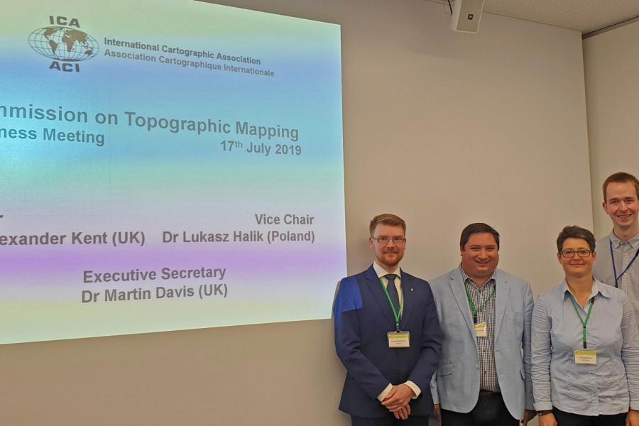 Na zdjęciu od lewej Łukasz Halik (Polska), Alexander Kent (Wielka Brytania), Anja Hopfstock (Niemcy), Martin Davis (Wielka Brytania) fot. B. Medyńska-Gulij