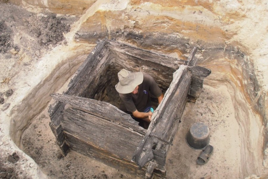 Wykopaliska w Kwiatkowie, Fot. E. Schellner