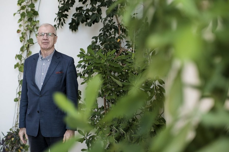 prof. Andrzej Mizgajski współtwórca projektu Zielony Uniwersytet