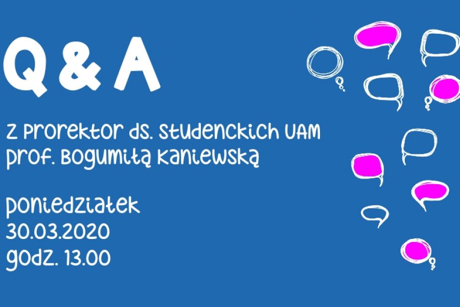 Q&A z prorektor ds. studenckich
