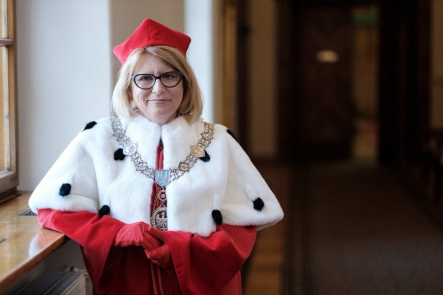 Rektorka UAM, prof. Bogumiła Kaniewska. Fot. Adrian Wykrota