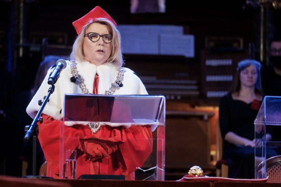 Rektor prof. Bogumiła Kaniewska, fot. Adrian Wykrota