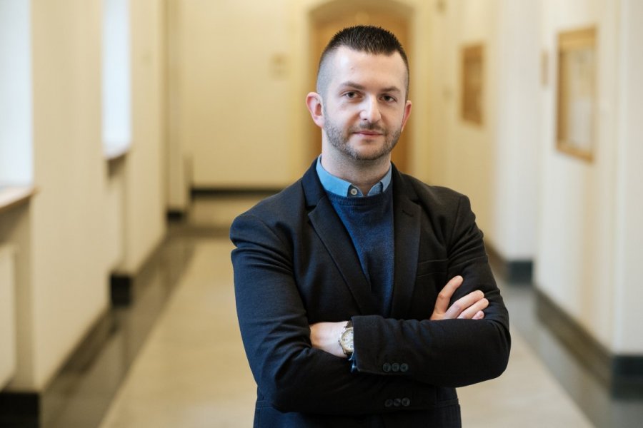 Dr Łukasz Małecki, fot. Adrian Wykrota