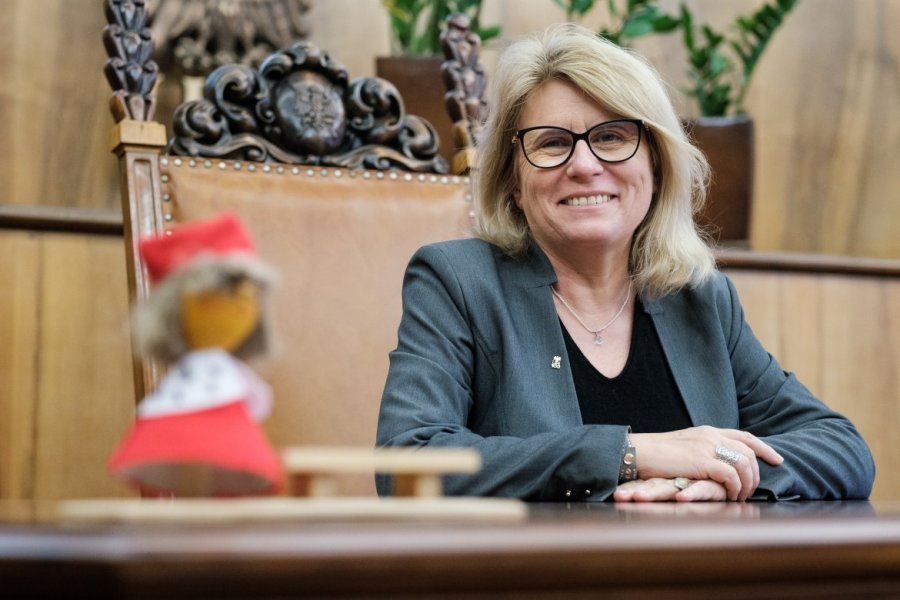 Rektorka UAM, prof. Bogumiła Kaniewska. Fot. Adrian Wykrota