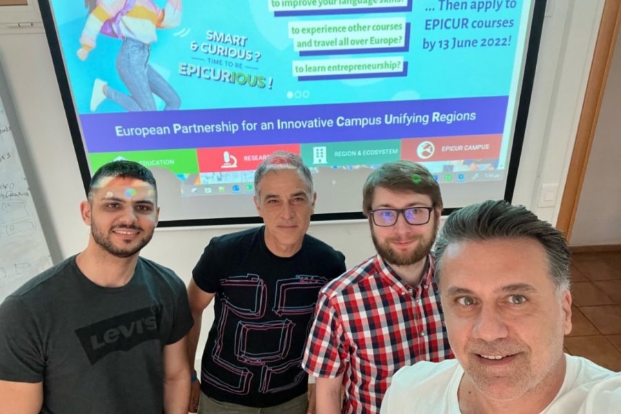 Na zdjęciu od lewej: Iakovos Stratigakis, Kyriakos Barbounakis, Adrian Trzoss, Thrasyvoulos Tsiatsos.