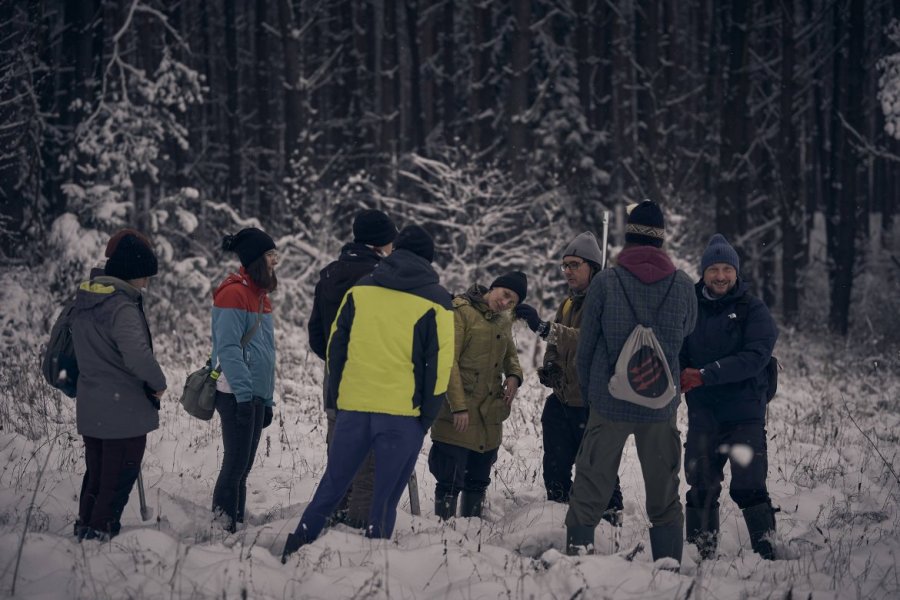 Śnieżne torfowiska przebadane. Fot. Patryk Fiutek