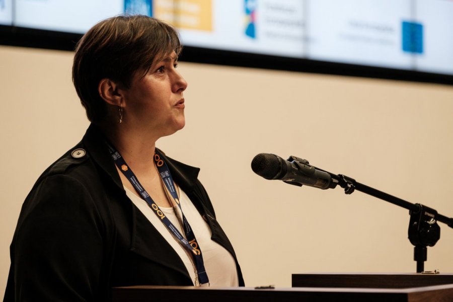 Karolina Domagalska-Nowak na III Forum Administracji, fot. Adrian Wykrota