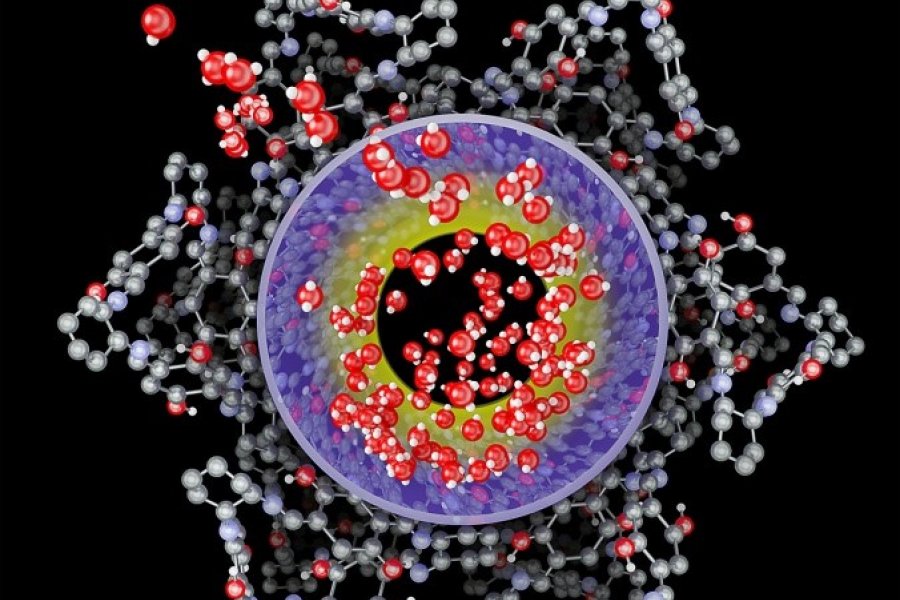 „Dehydration of a crystal hydrate at subglacial temperatures”