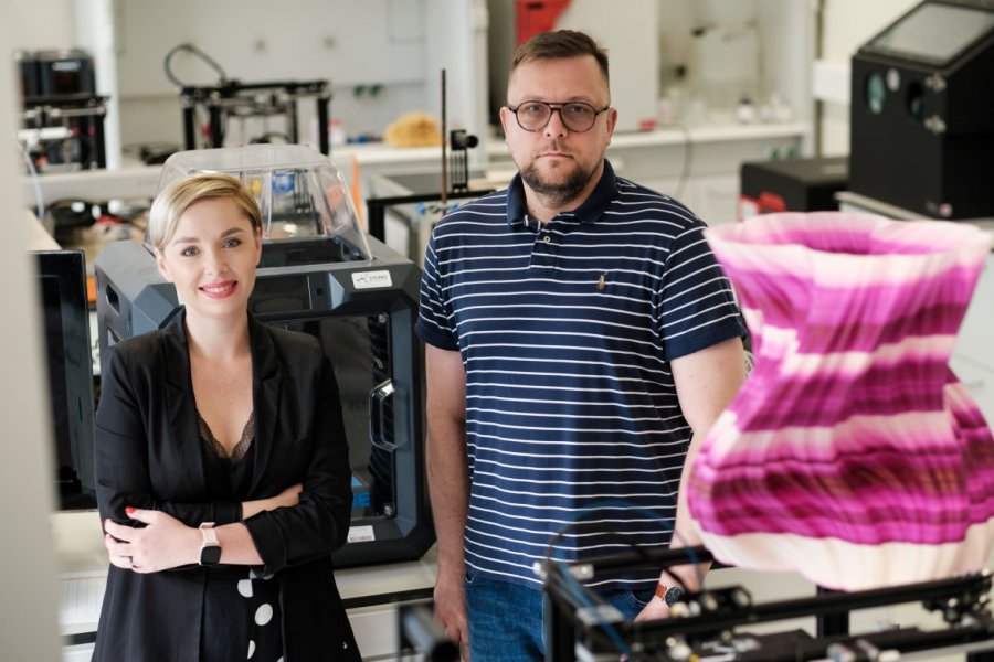 Alicja Ostrowska-Leszczyńska i Robert Przekop, fot. Adrian Wykrota