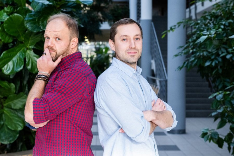 Doktor Szymon Chowański i doktor Jan Lubawy, fot. Łukasz Gdak