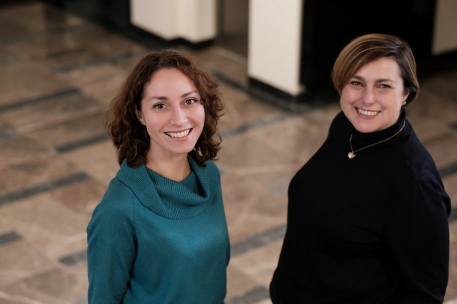 Magdalena Sadowska i Karolina Domagalska-Nowak Fot. Łukasz Gdak