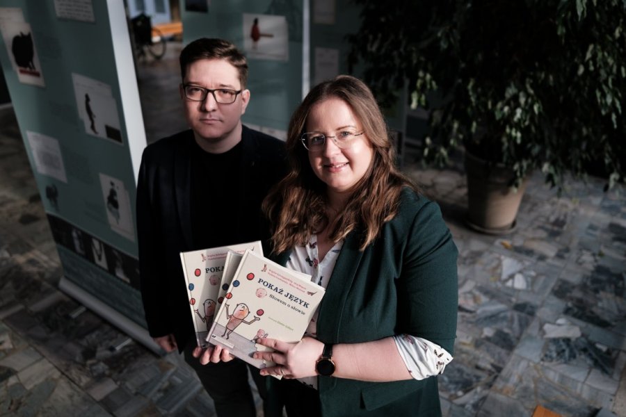 Dr Miłosz Woźniak i dr Violetta Frankowska, fot. Adrian Wykrota