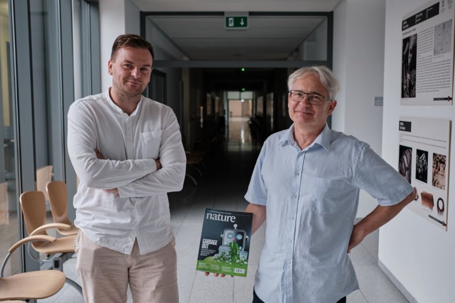 Prof. Przemysław Makarowicz i dr Jan Romaniszyn, fot. Władysław Gardasz