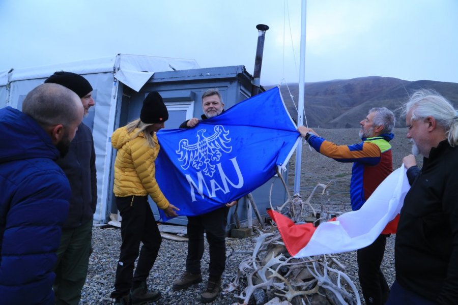 Nasi na Svalbardzie. Fot. P. Malczewski