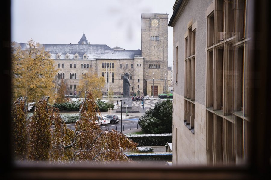 Widok z okna w Collegium Minus, fot. Władysław Gardasz