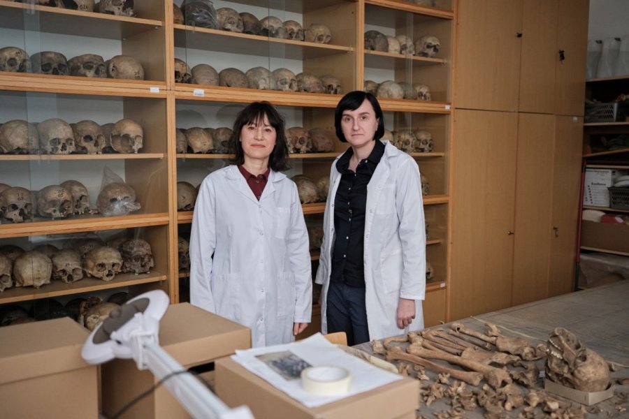 Prof UAM. Marta Krenz-Niedbała i dr Sylwia Łukasik, fot. Władysław Gardasz