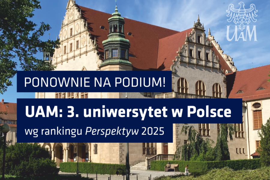 Ranking Szkół Wyższych Perspektywy 2025: UAM jednym z trzech najlepszych uniwersytetów w kraju