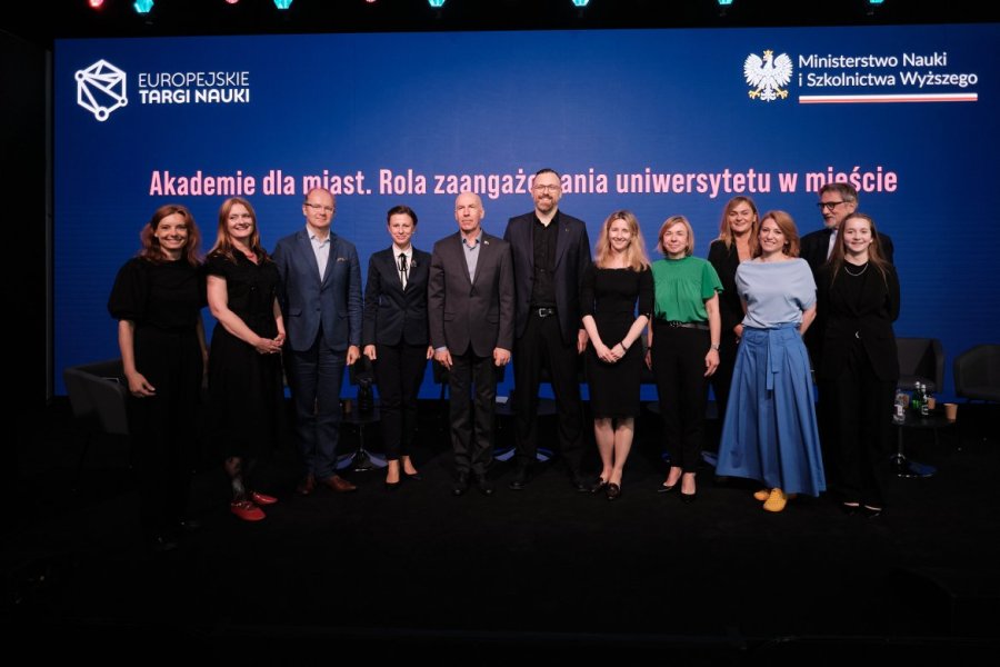 Akademie dla miast - uczestnicy panelu na Europejskich Targach Książki, fot. Władysław Gardasz