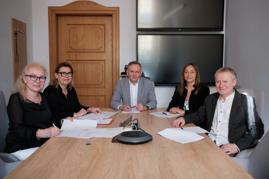 Na fotografii jedno ze spotkań zarządu PKZP UAM  Fot. Władysław Gardasz