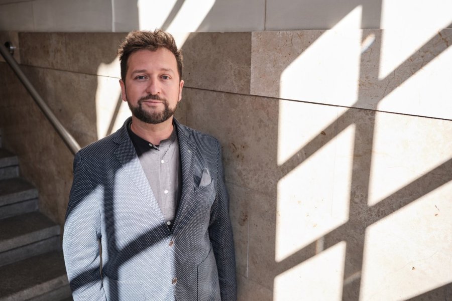 Dr hab Patryk Borowiak, fot. Władysław Gardasz