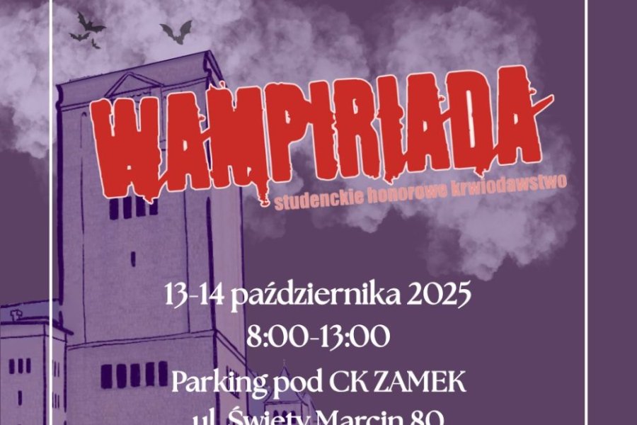 Wampiriada Jesienna odbędzie się 13-14 października 2025 r.